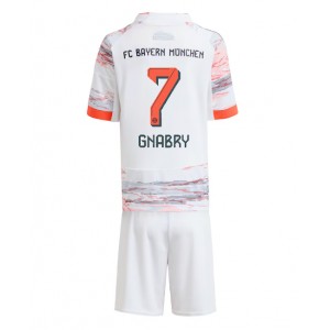 Fotbalové Dres Bayern Munich Serge Gnabry #7 Dětské Venkovní Oblečení 2025-26 Krátký Rukáv (+ trenýrky)